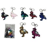 Reversible Sequin Key Chain [Flamingo]